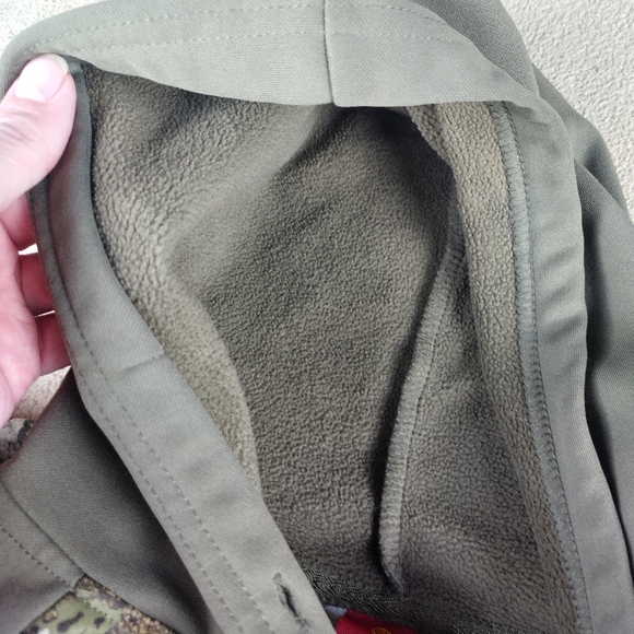 she outdoor apparel Women's Size Large Camo Fleece Hoodie Woods Thermal Hunting - Picture 12 of 12